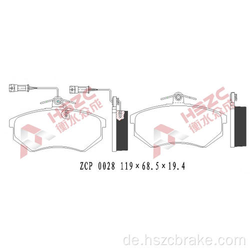 FMSI D290 Auto Keramikbremspolster für Audi